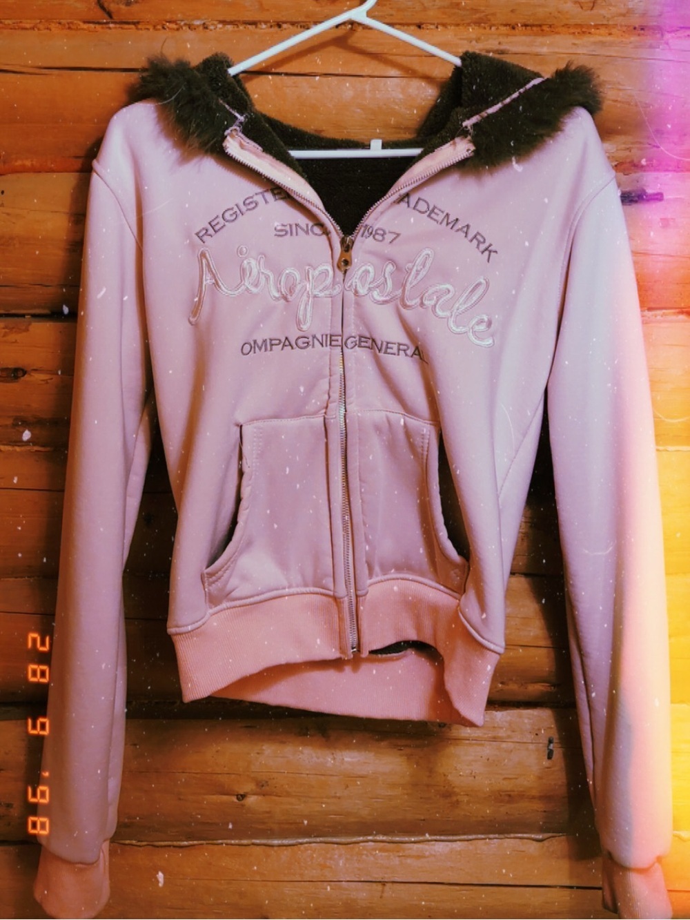 Fur hooded sweatshirt 🐻‍❄️